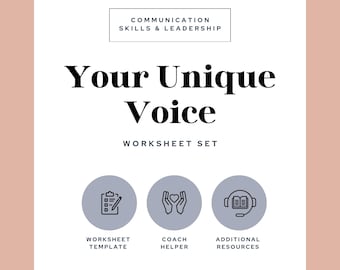Your Unique Voice Worksheet