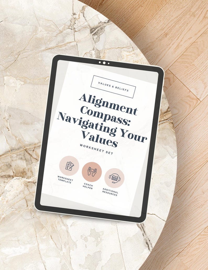 Alignment Compass | Navigating Your Values - Etsy