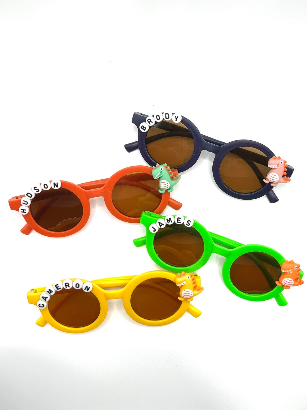 Kids Dinosaur Sunglasses Toddler, Boys, Baby, Name, Personalized