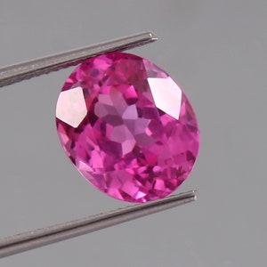 8.50 .Ct Ceylon impeccabile Taglio ovale Taglio a forma di zaffiro rosa Taglio di pietre preziose sciolte, Pietra tagliata di alta qualità, Gemme preziose sciolte e gioielli