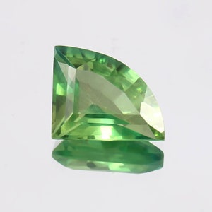 9X13X4 MM Flawless Green Ceylon Parti Sapphire Loose Fancy Cut Gemstone Cut, Excellent Quality Sapphire Ring & Jewelry Making Gemstone Cut image 5