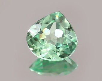 AAA 8.50x8.80 MM Flawless Ceylon Green Sapphire Loose Cushion Gemstone Cut, Excellent Quality Sapphire Ring & High Jewelry Making Gemstone