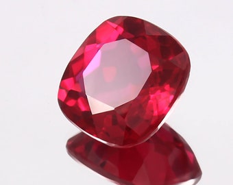 12 .Ct Red blood Flawless Unique High-End Mozambique Pegion Red Ruby Loose Cushion Gemstone Cut Stunning Jewelry, Pendent & Ring Makin