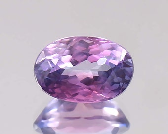 AAA Flawless Bio Color Ceylon Blue Pink Sapphire Loose Oval Gemstone Cut, Stunning Fine Quality Sapphire Ring And Jewelry Making 3.60 Ct
