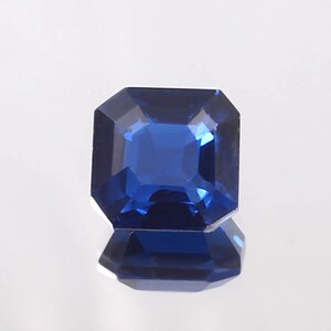 AAA Flawless Mozambique BLUE Tourmaline Loose Square Gemstone Cut, Transparent Blue Tourmaline Fashion Jewelry Making Gemstone 3 Ct