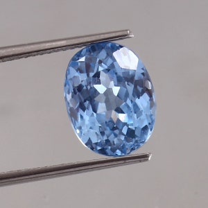 AAA 9x11.50 MM Flawless Ceylon Blue Spinel Loose Oval Gemstone Cut, Fine Quality Spinel Ring And Wedding Jewelry Making Gemstone Oval Cut