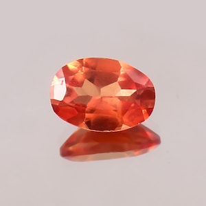 AAA 5.50 x 8 MM Flawless Ceylon Fanta Orange Sapphire Loose Oval Cut Gemstone, Fine Quality Sapphire Fashion Jewelry & Ring Making Gemstone