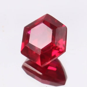 4 .Ct Red blood Flawless Unique High-End Mozambique Pegion Red Ruby Loose Asscher Cut Gemstone Cut Stunning Jewelry, Pendent & Ring Makin