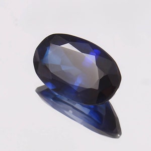 AAA Flawless Ceylon Blue Sapphire Loose Oval Gemstone Cut, Stunning Fine Quality Sapphire Ring And Jewelry Making Gemstone 9 Ct S-19