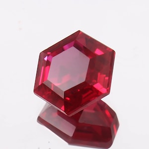 4 .Ct Red blood Flawless Unique High-End Mozambique Pegion Red Ruby Loose Hexagon Gemstone Cut Stunning Jewelry, Pendent & Ring Makin