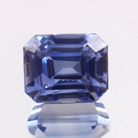 AAA flawless step cut Ceylon blue sapphire loose Radiant cut gemstone ,fine  quality sapphire ring and jewelry making gemstone Ct