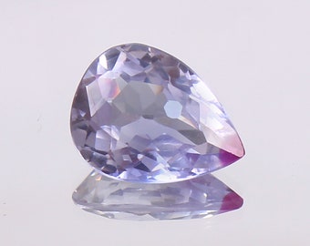 5 Ct Kashmir sapphire Cut Bio Color Kashmir pink blue sapphire Pear Cut gemstone ,fine quality sapphire ring and jewelry making gemstone
