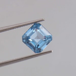 Flawless Sky Blue Brazilian Aquamarine Loose Cushion Gemstone Cut, Fine Quality Aquamarine Ring And Jewelry Making Gemstone Cut 4.20 .Ct