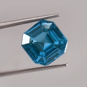 AAA 11MM Flawless Indicolite Blue Green Tourmaline Loose Square Gemstone Cut, Fine Quality Tourmaline Ring And Fashion Jewelry Making Cut