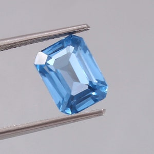 4.80 .ct Flawless Sky Blue Brazilian Aquamarine Loose Cushion Gemstone Cut, Fine Quality Aquamarine Ring And Jewelry Making Gemstone Cut .