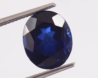 6.30 .ct Zeldzame onberispelijke Kasjmir blauwe saffier losse ovaal geslepen edelsteen, fijne kwaliteit saffier ring en sieraden maken edelsteen 9X11X6mm