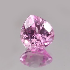 AAA Flawless Ceylon Padparadscha Sapphire Heart Shape Loose Gemstone Cut, Fine Quality Sapphire Ring & Jewelry Making Gemstone 8MM 3CT