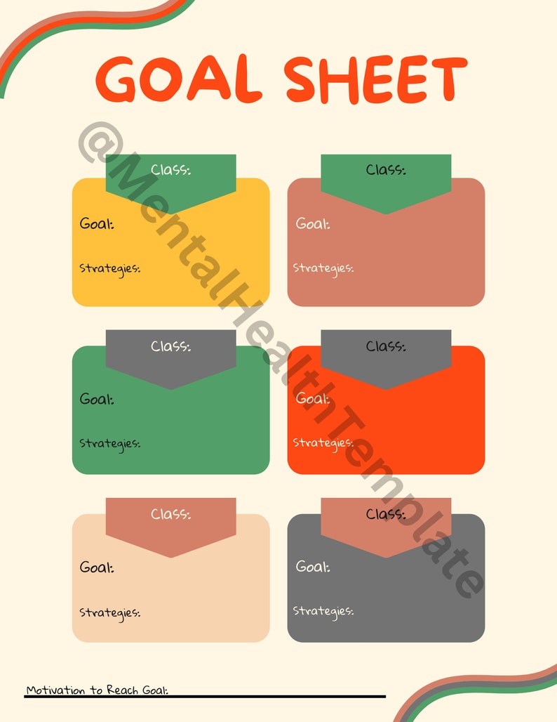 High School Student Goal Setting | School Counselor, Social Worker ...