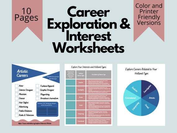 career-and-interest-worksheets-pdf-download-for-career-search-etsy