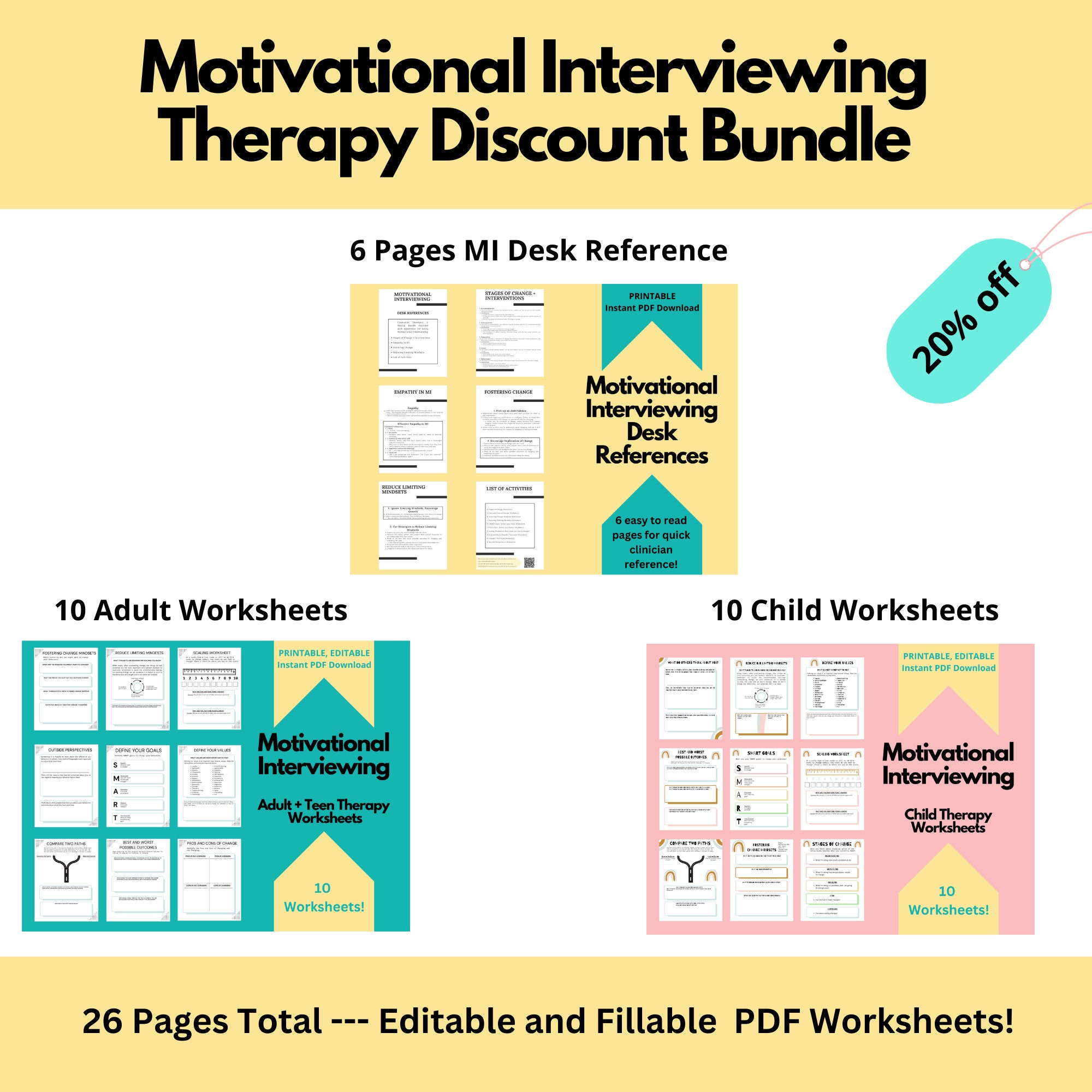 Motivational Interviewing Worksheets Motivational Interview