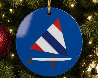 Metal Round Sunfish Ornament
