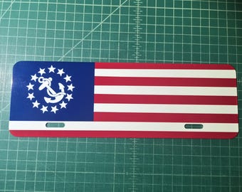Ensign Decorative License Plate Topper