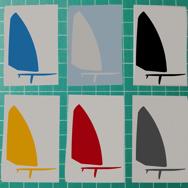 Windsurfing Decal - Etsy