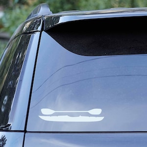 Vinyl car window kayak decal sticker
