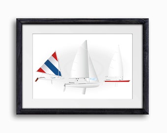 Dinghy Trio print