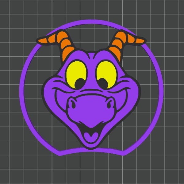 Figment - Journey into Imagination Mickey Ear - 3D STL File - 3D Printable Mickey Ear - Mickey Mouse