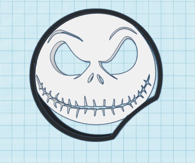 Jack Skellington Mickey Ear 3D STL File 3D Printable Mickey Ear the ...