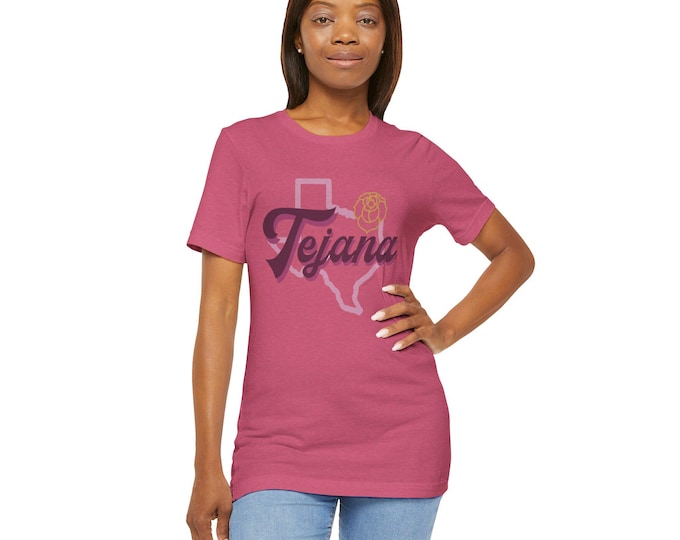 Tejana Yellow Rose Tee: Texas Hispanic Pride Unisex T-Shirt