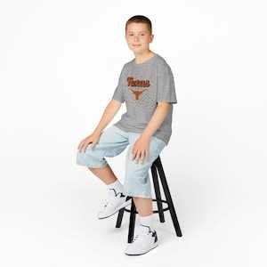 Texas Longhorn Celebration Shirt, University of Texas Fan, College Kids Tee, Graphic Tee for Children, Longhorn Shirt for Kids