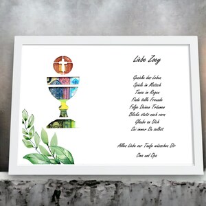 Regalo battesimo regalo personalizzato in contanti battesimo ragazzo ragazza idea regalo con nome cornice battesimo fai da te regalo souvenir individuale