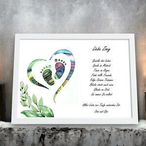 Regalo battesimo regalo personalizzato in contanti battesimo ragazzo ragazza idea regalo con nome cornice battesimo fai da te regalo souvenir individuale