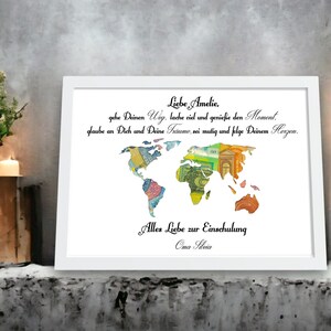 Cadeau de rentrée scolaire cadeau en espèces personnalisé inscription à l'école fille garçon cadeau souvenir avec nom cadre photo idée cadeau DIY