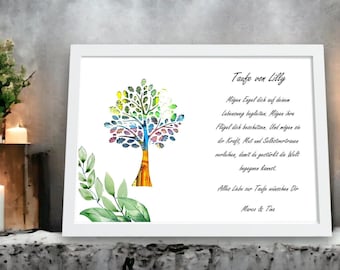 Baptism gift personalized cash gift baptism boy girl gift idea with name picture frame baptism DIY souvenir gift individual