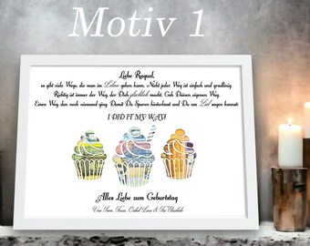 Birthday money gift | Cash gift | Personalizable birthday gift with name