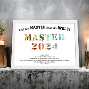 Regalo de maestro Regalo en efectivo personalizado Regalo de graduación de maestro Regalo conmemorativo para niña y niño con nombre Marco de fotos Idea de regalo DIY