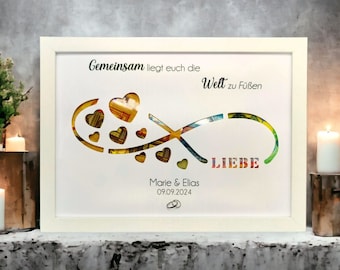 Personalized money gifts for weddings, gift with money for the bride and groom, personalized wedding gifts, gifts for weddings, money