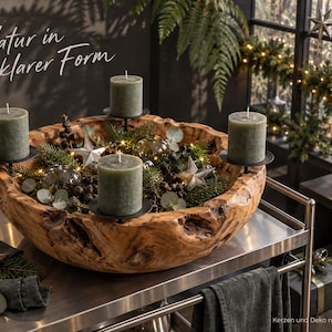 Adventskranz aus holz