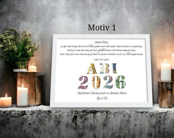 Personalized graduation money gift 2026, gift for graduation, university studies, vocational training, graduation congratulations card, graduation gift idea, money gift for graduation