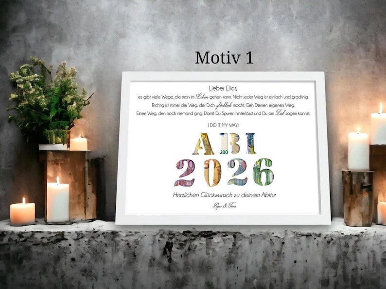 Personalized graduation money gift 2026, gift for graduation, university studies, vocational training, graduation congratulations card, graduation gift idea, money gift for graduation image 1