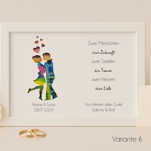 Personalized wedding picture money gift frame gift idea bride and groom wedding anniversary memory love wedding decoration