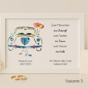 Money gift for wedding personalized wedding frame bride and groom gift idea money frame love wedding anniversary memory