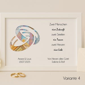 Romantic money gift wedding personalized picture frame gift bride and groom wedding decoration memory love