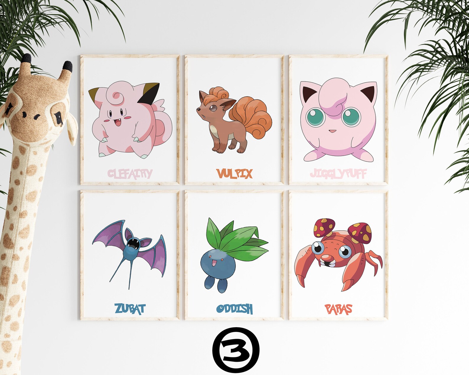 Pokemon Poster Pokemon Print Pokemon Decor Set of 42 - Etsy
