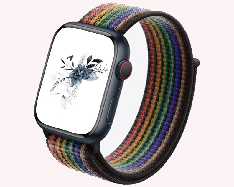 Apple Watch Wallpaper Flower Wallpaper Instant Download Etsy