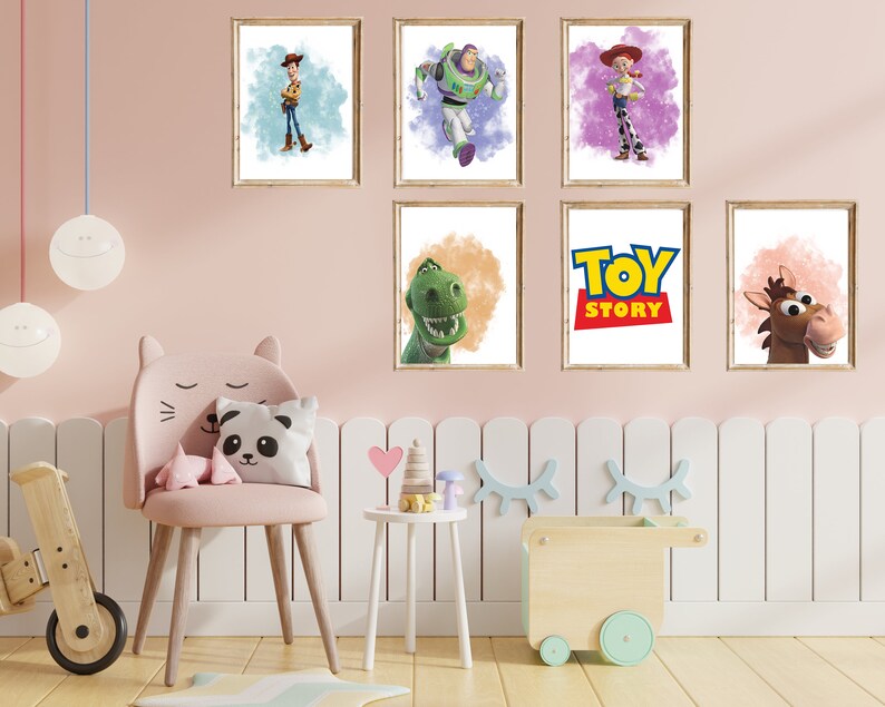 Toy Story Print Toy Story Poster Toy Story Printable Set - Etsy