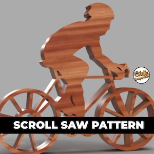 Patrón de sierra de calar para ciclista, pdf descargable